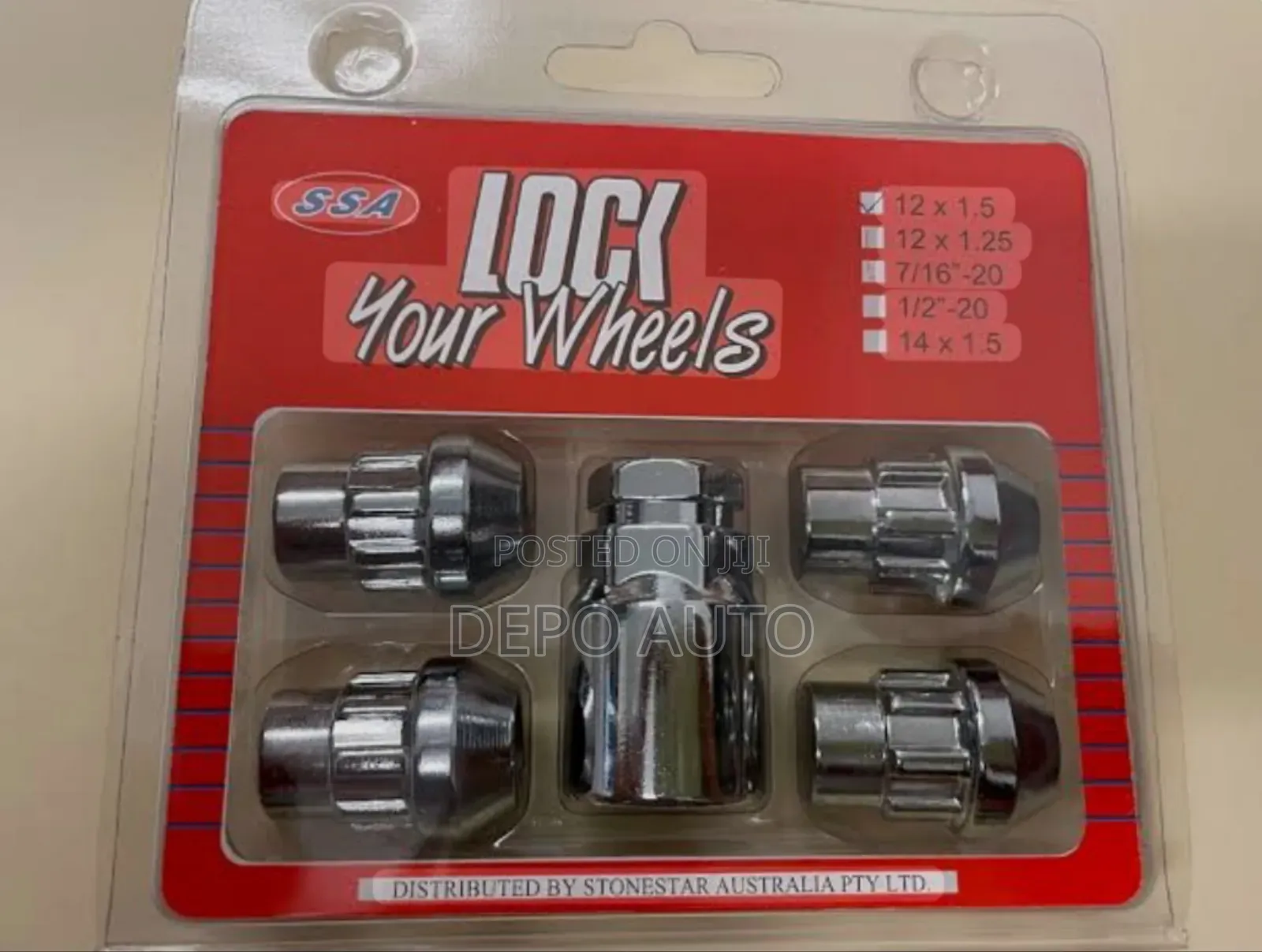 Car Wheel Locks (5 Pcs)