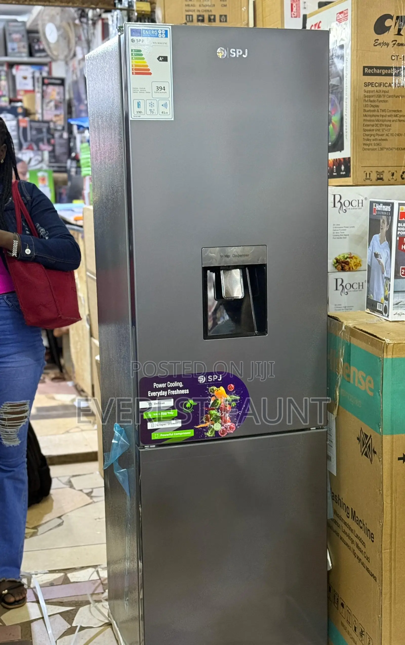 SPJ Double Door Refrigerator 397 Liters