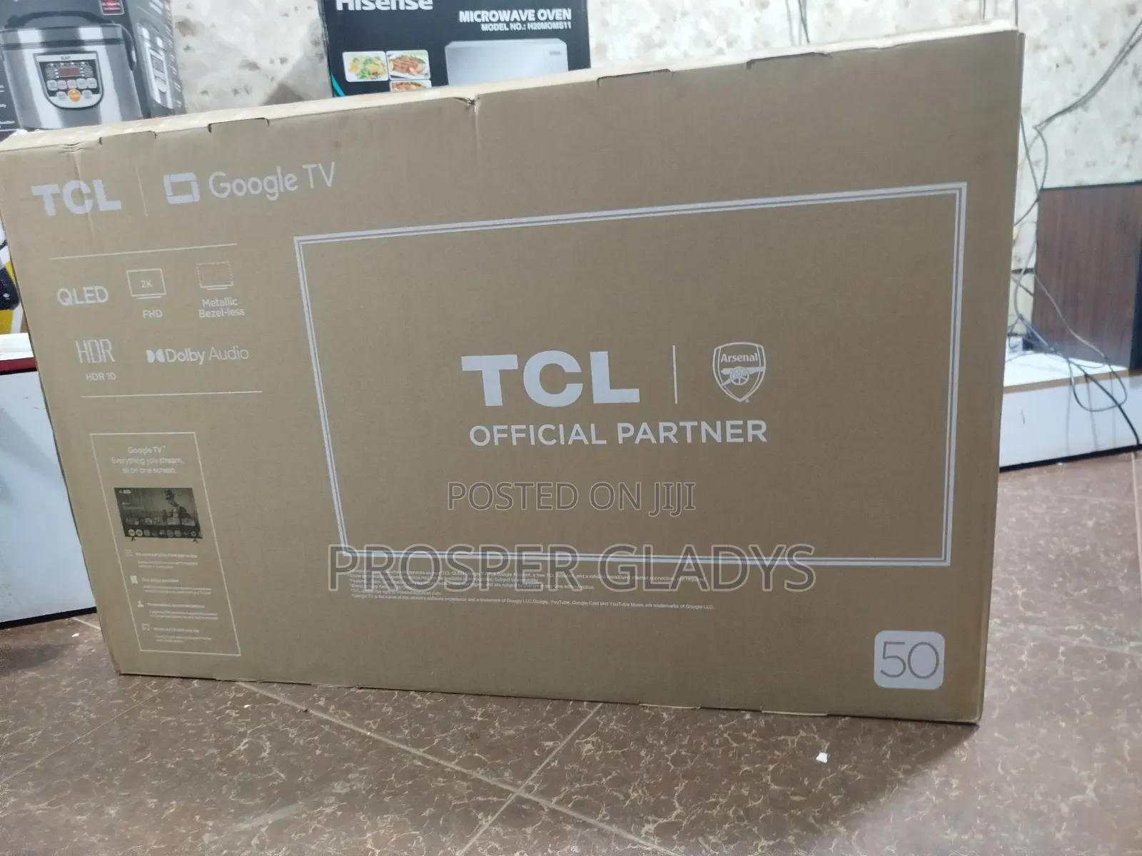 TCL 50 Inches Smart Android Digital Flat Screen Flameless