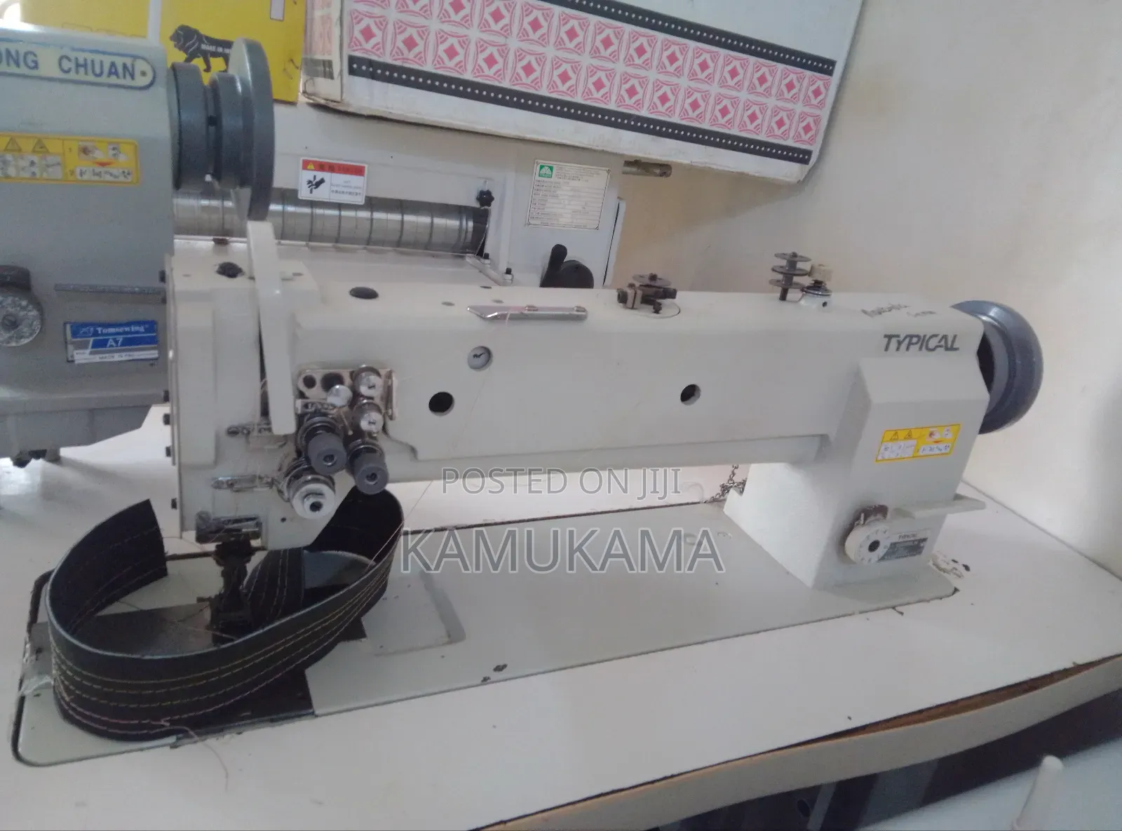Typical Double Needle Sewing Machine