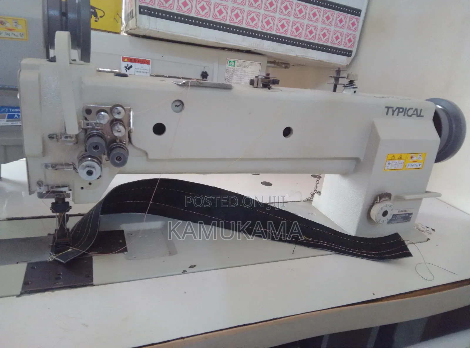 Typical Double Needle Sewing Machine