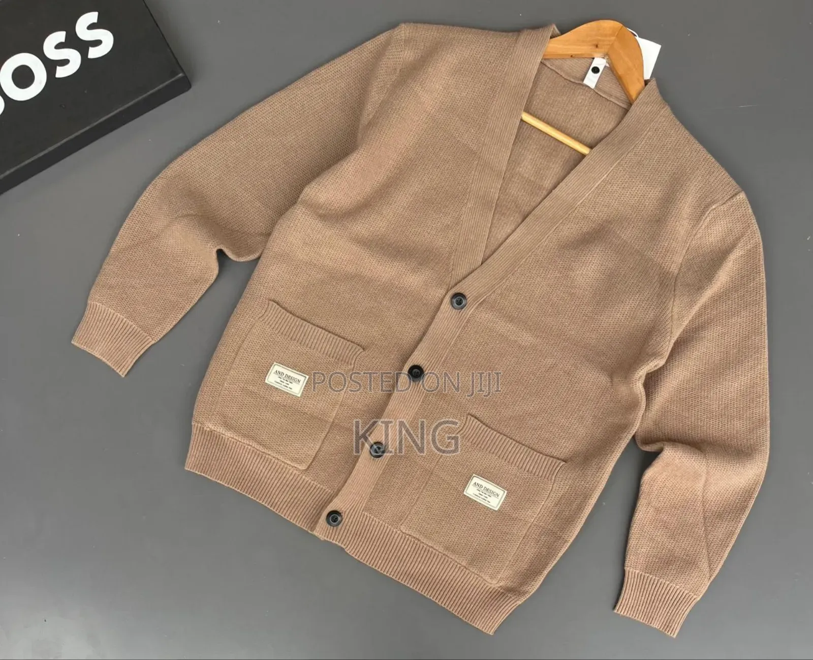 Colored Button-Up Cardigan Sweater