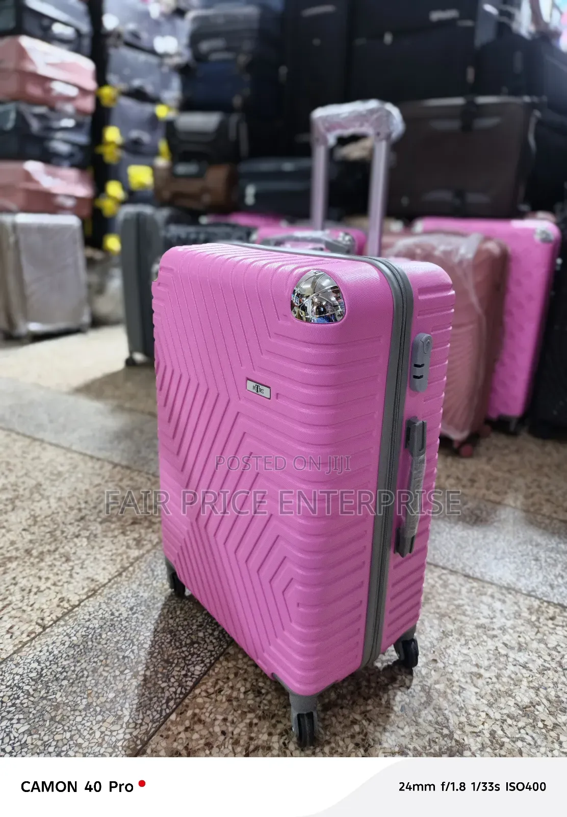 Pure Plastic Suitcase. Extra Large Size