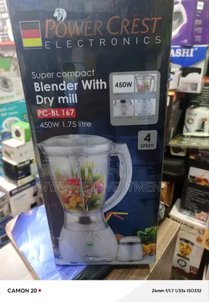 Power Krest Blender With Dry Mill