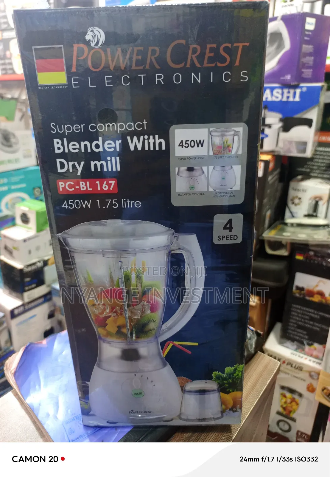 Power Krest Blender With Dry Mill