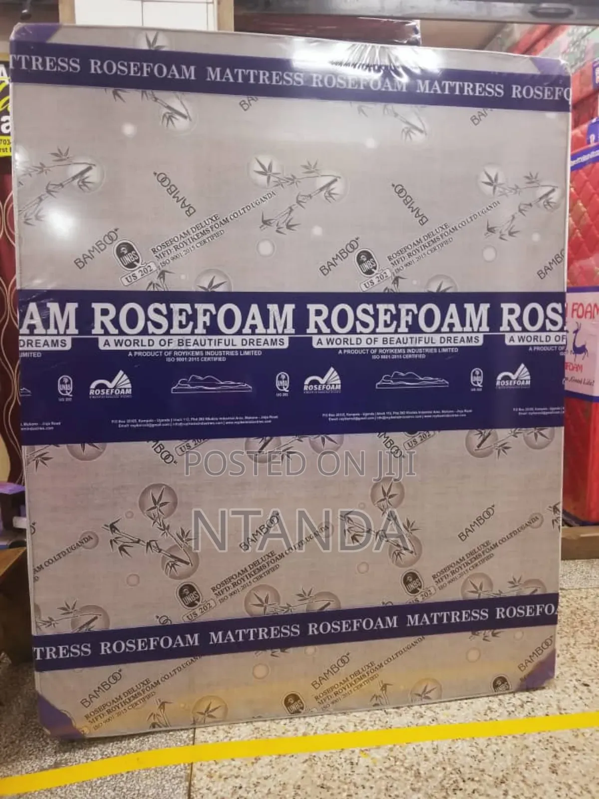 5x6,6inches Rose Foam Deluxe Plain.