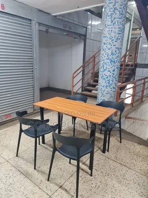 Bistro Wooden Folding Table and Chairs Set for Restaurant and Garden