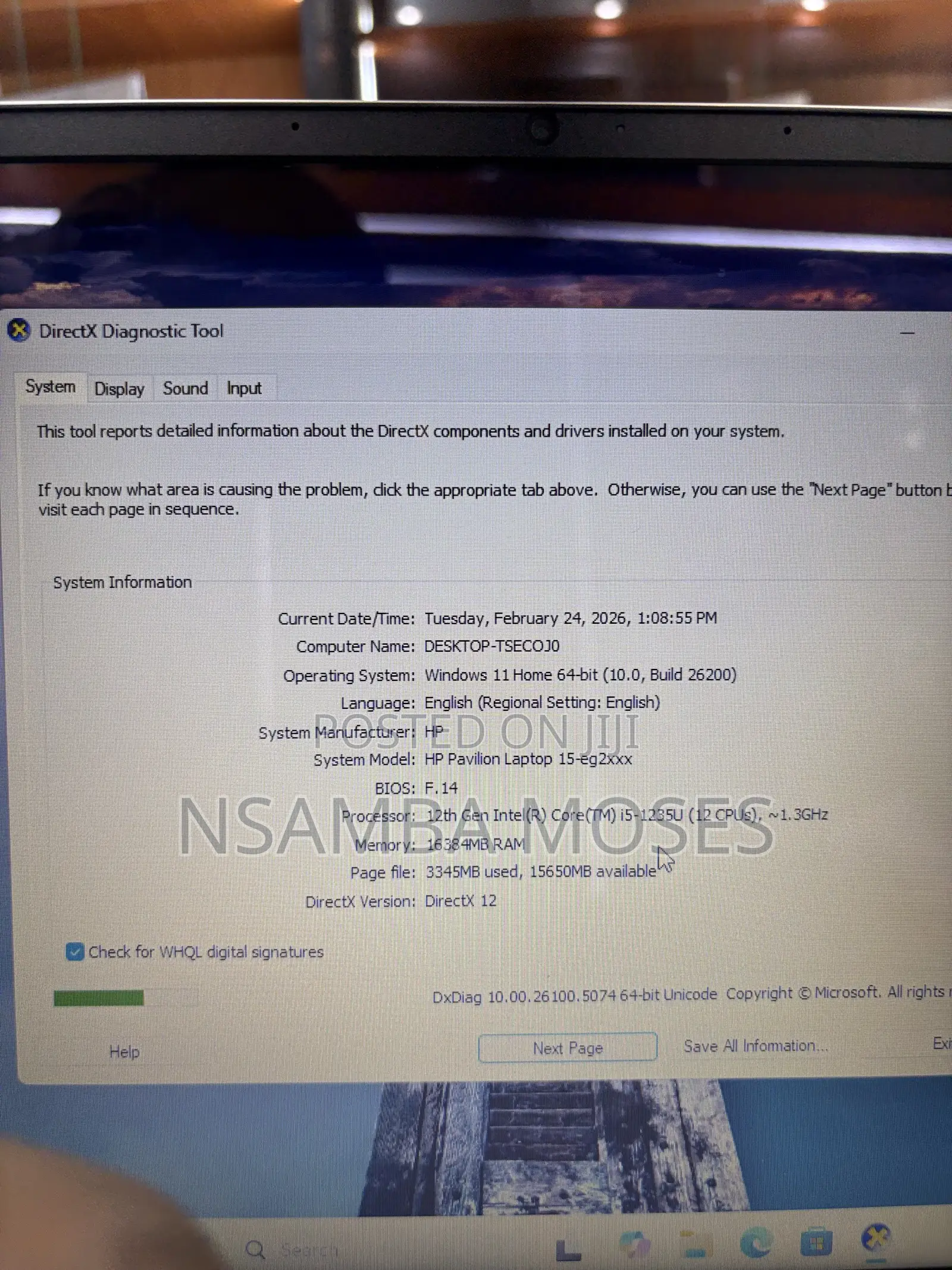 Laptop HP Envy 15-ep0xxx 16GB Intel Core i5 SSD 512GB