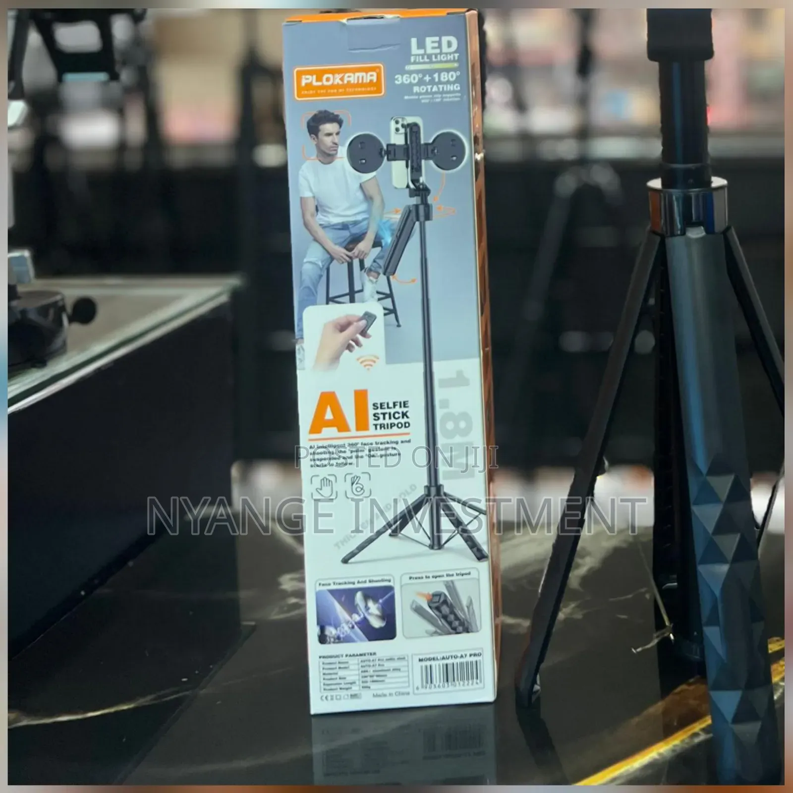 Plokama Ai Tripod Stand With Two Led Lights . Tripod Stand