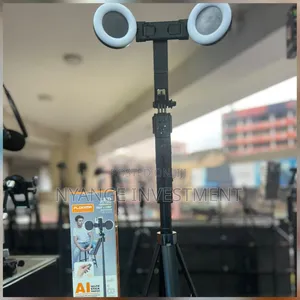 Plokama Ai Tripod Stand With Two Led Lights . Tripod Stand