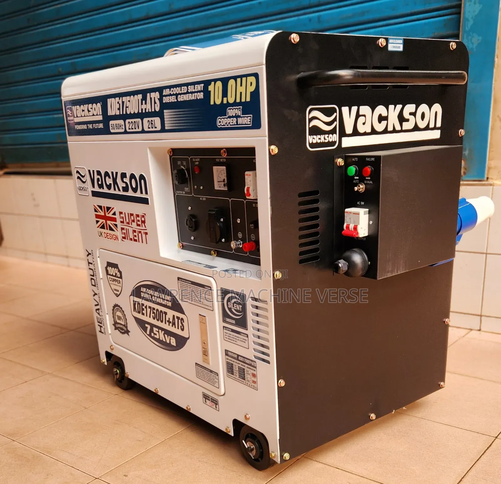 Silent Diesel Generator 7.5kva Will It Ats