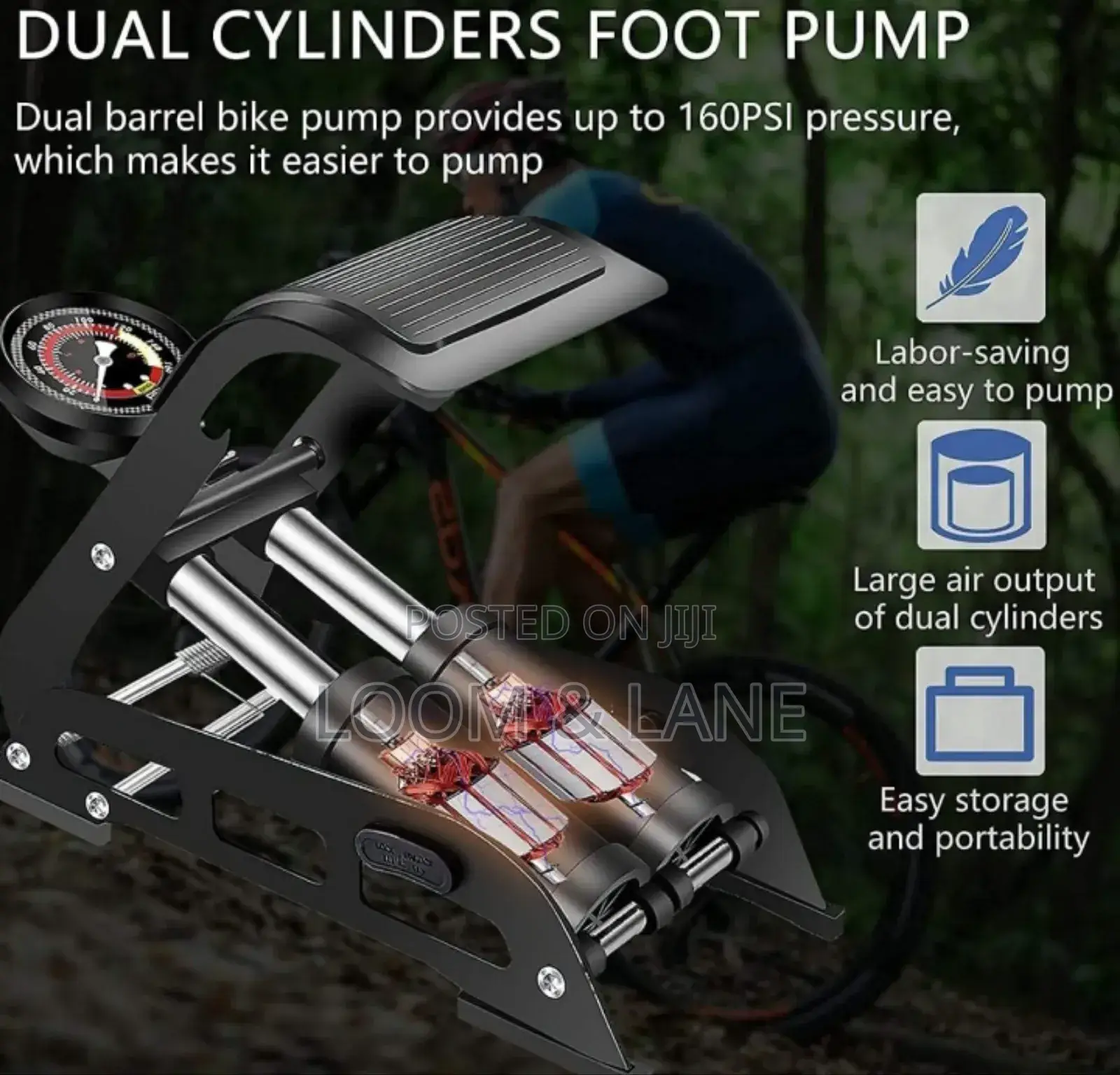 Super Unique High-Pressure Foot Pump