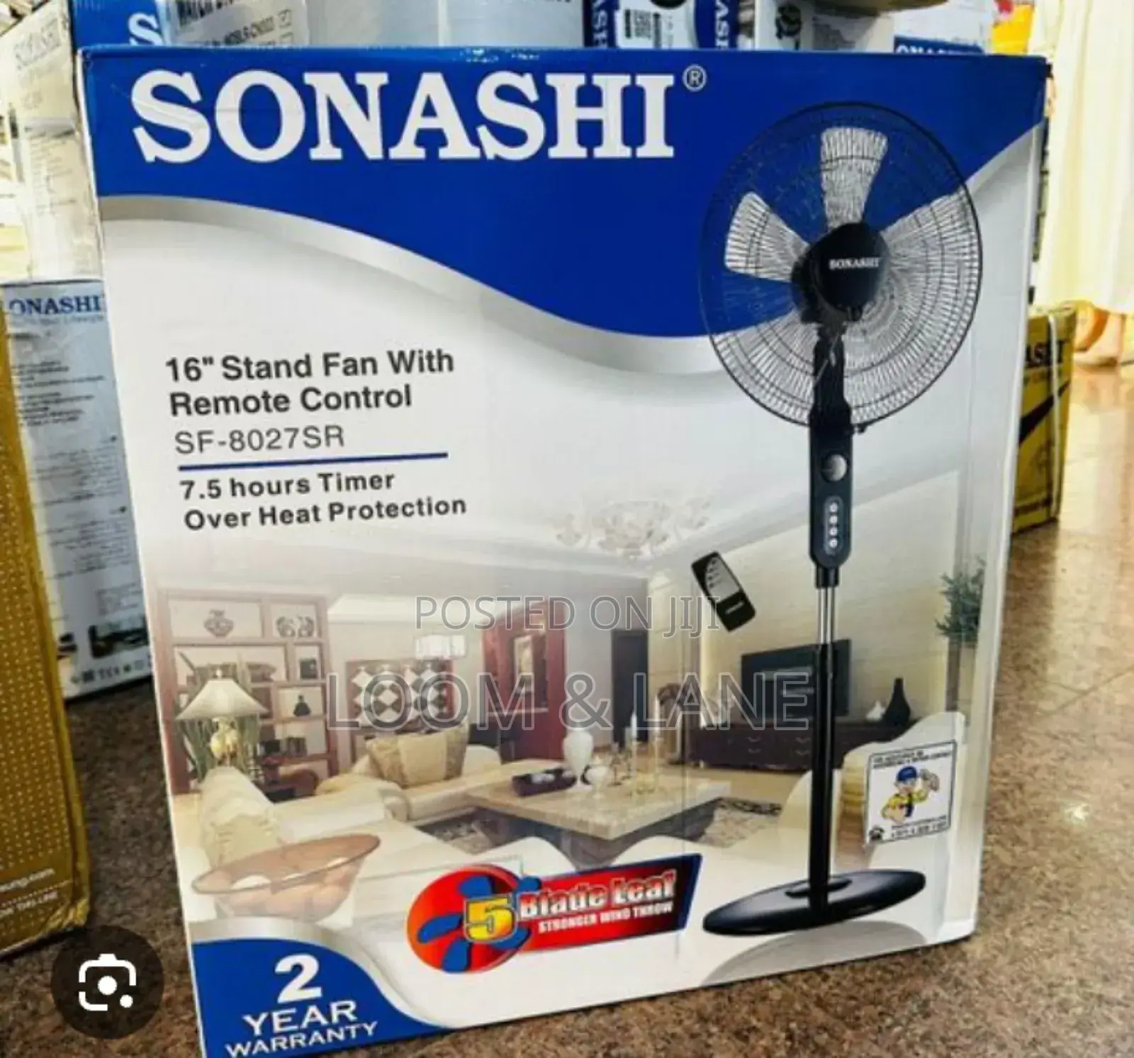 16 Inxhes Sonashi Stand Fan With Remote Now