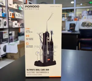 Porodo Lifestyle Ultimate Oral Care Duo – Electric Toothbrush Flosser