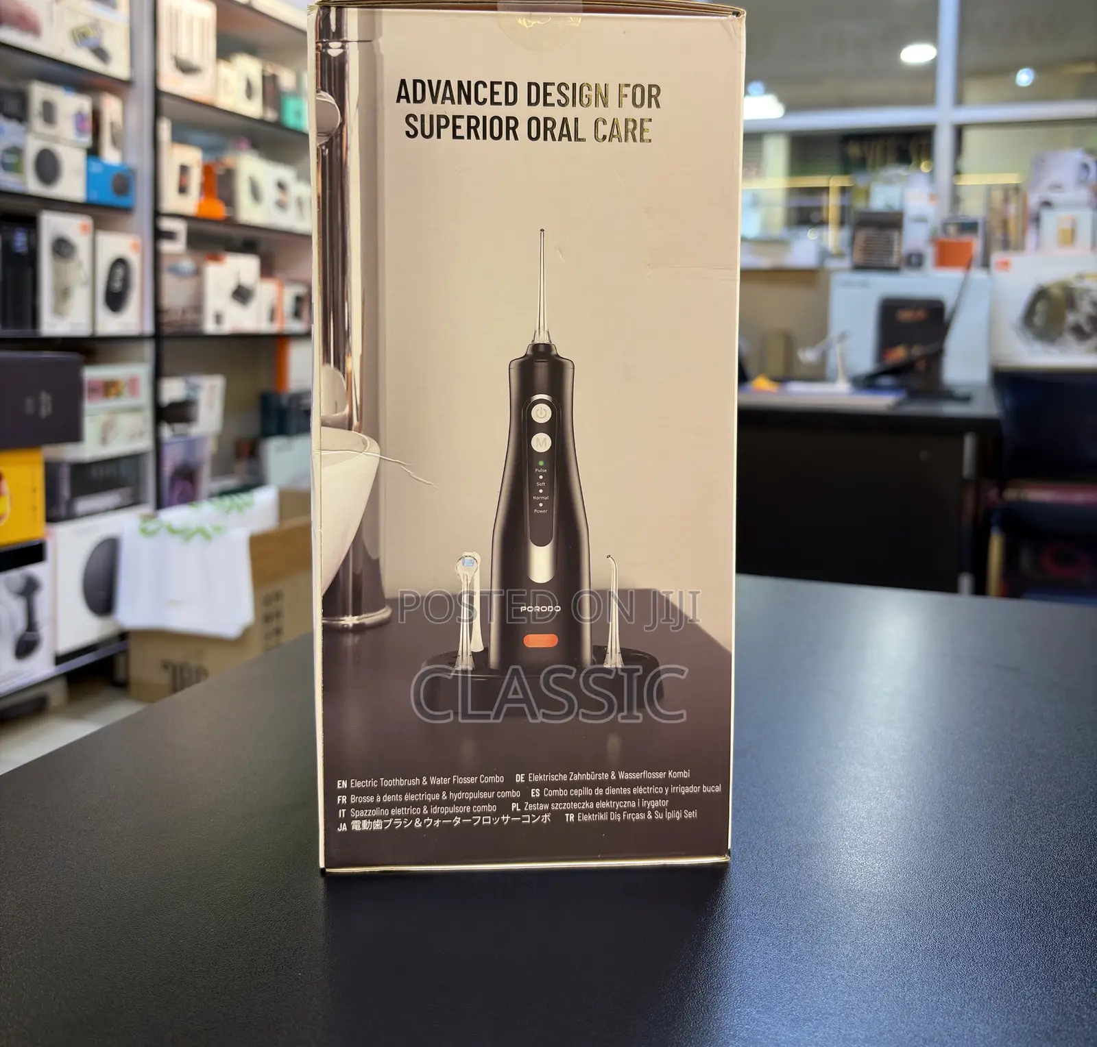 Porodo Lifestyle Ultimate Oral Care Duo – Electric Toothbrush Flosser