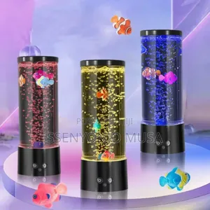 Led Desktop Fish Tank - Fantasy Fish Lamp With RGB Colors