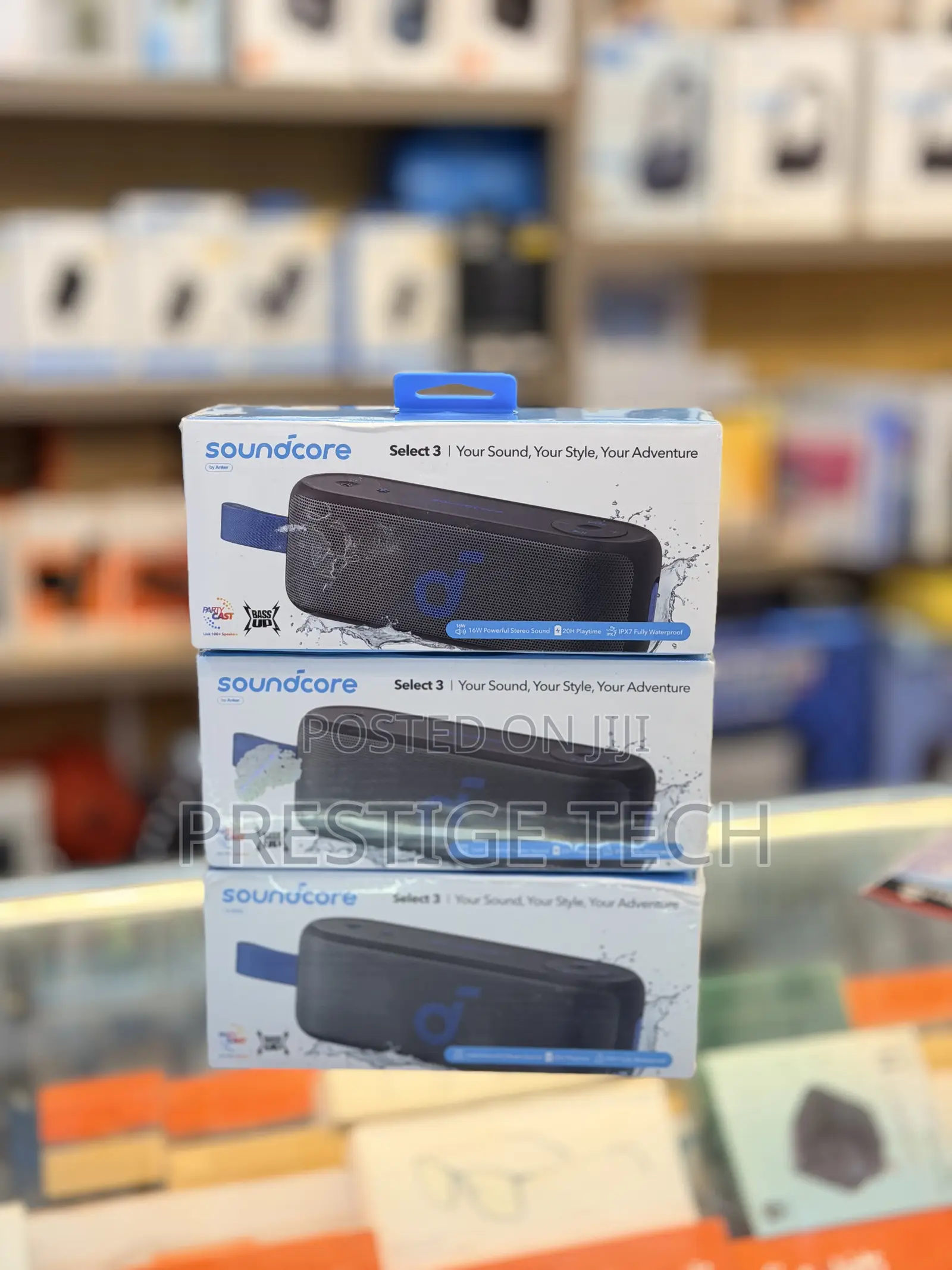 Anker Soundcore Select 3 Portable Outdoor Bluetooth Speaker