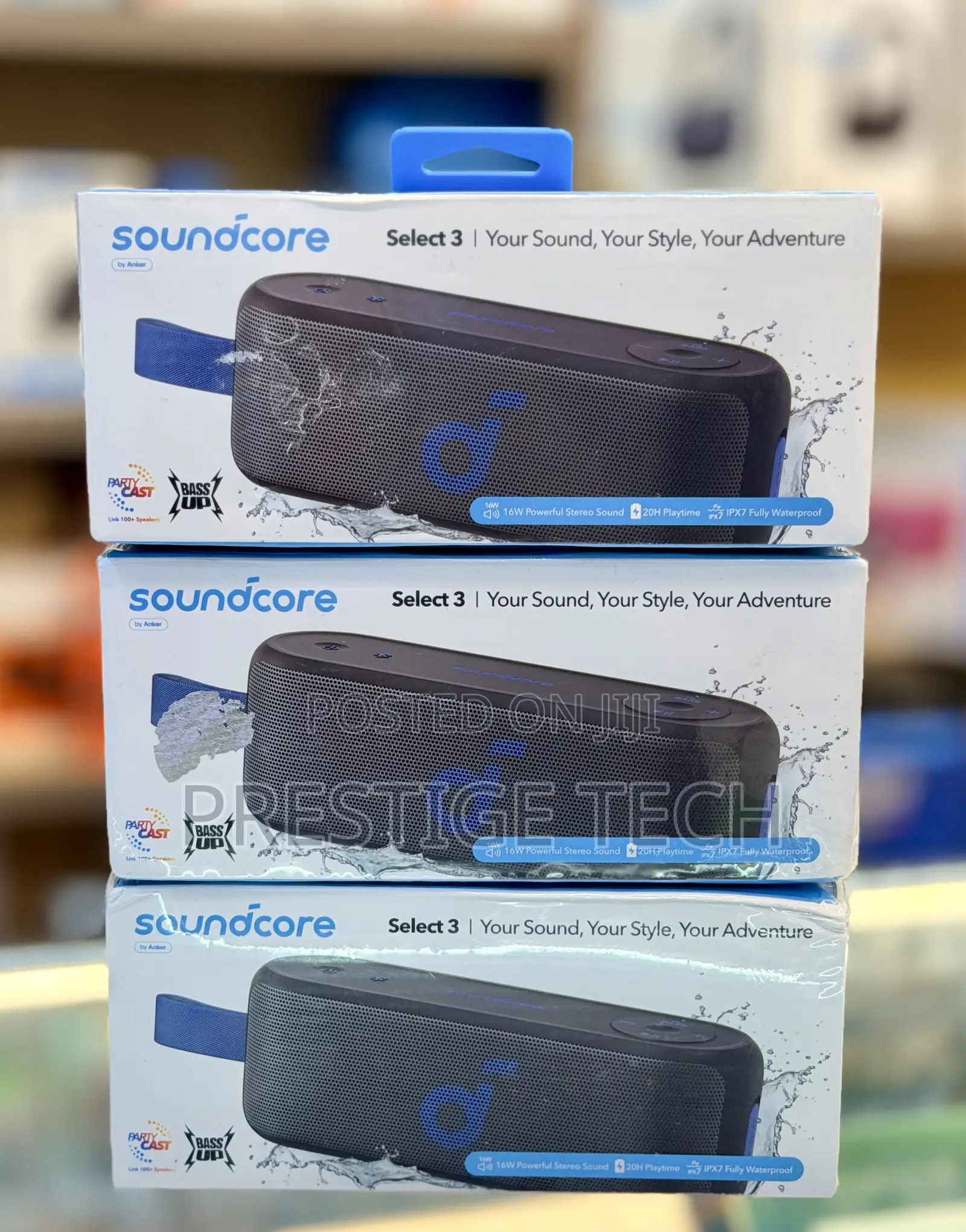 Anker Soundcore Select 3 Portable Outdoor Bluetooth Speaker