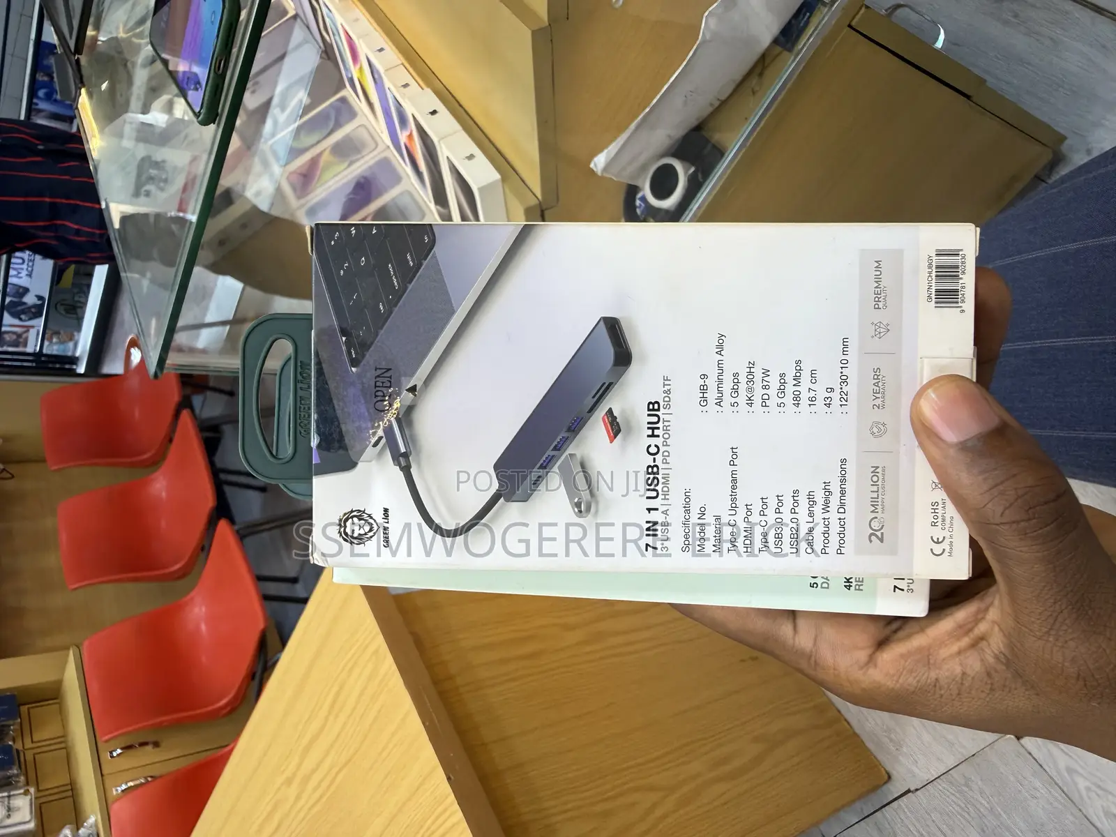 Green Lion 7 in 1 Usb-C Hub