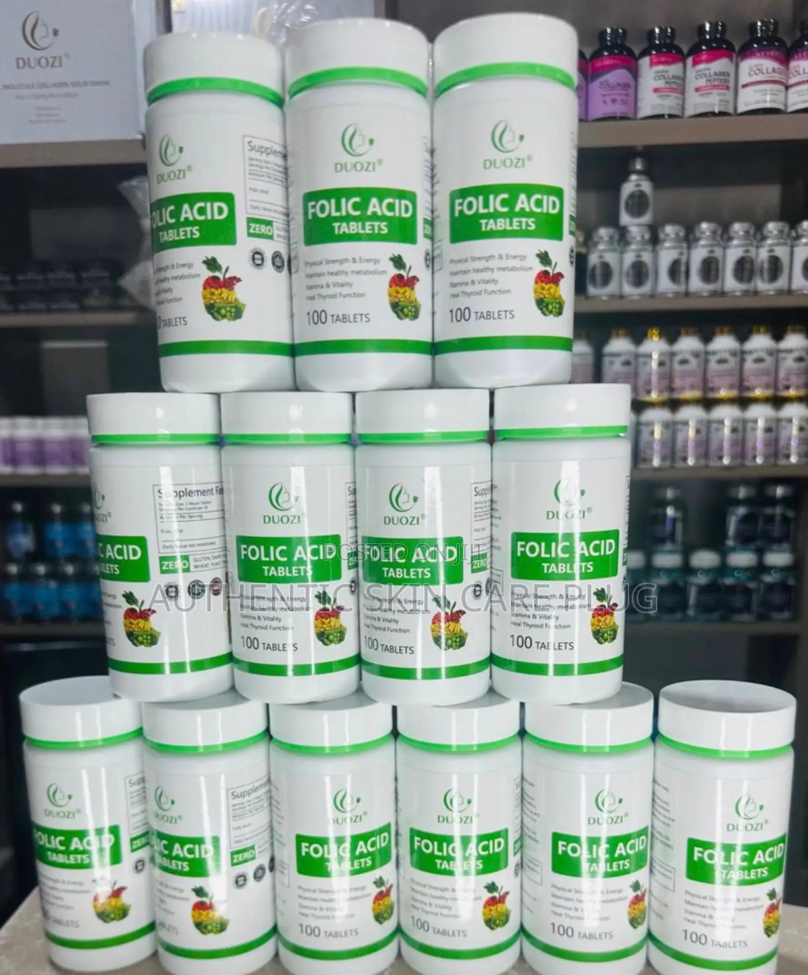 Duozi Folic Acid Tablet Dietary Prenatal,Energy, Cell Growth Tablets
