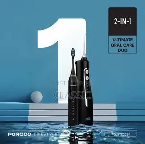 Porodo Lifestyle Ultimate Oral Care Duo – Electric Toothbrush Flosser