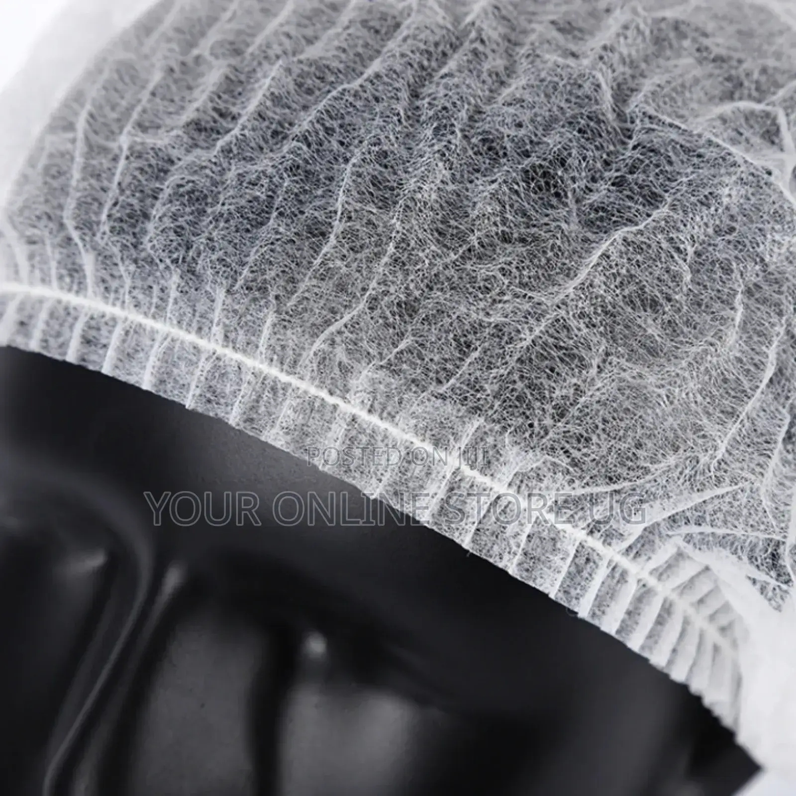 White Disposable Hair Nets 100pcs | Elastic Nylon Bouffant Caps