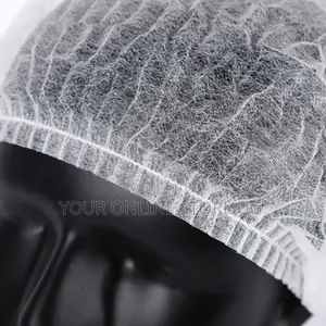 White Disposable Hair Nets 100pcs | Elastic Nylon Bouffant Caps