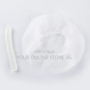 White Disposable Hair Nets 100pcs | Elastic Nylon Bouffant Caps