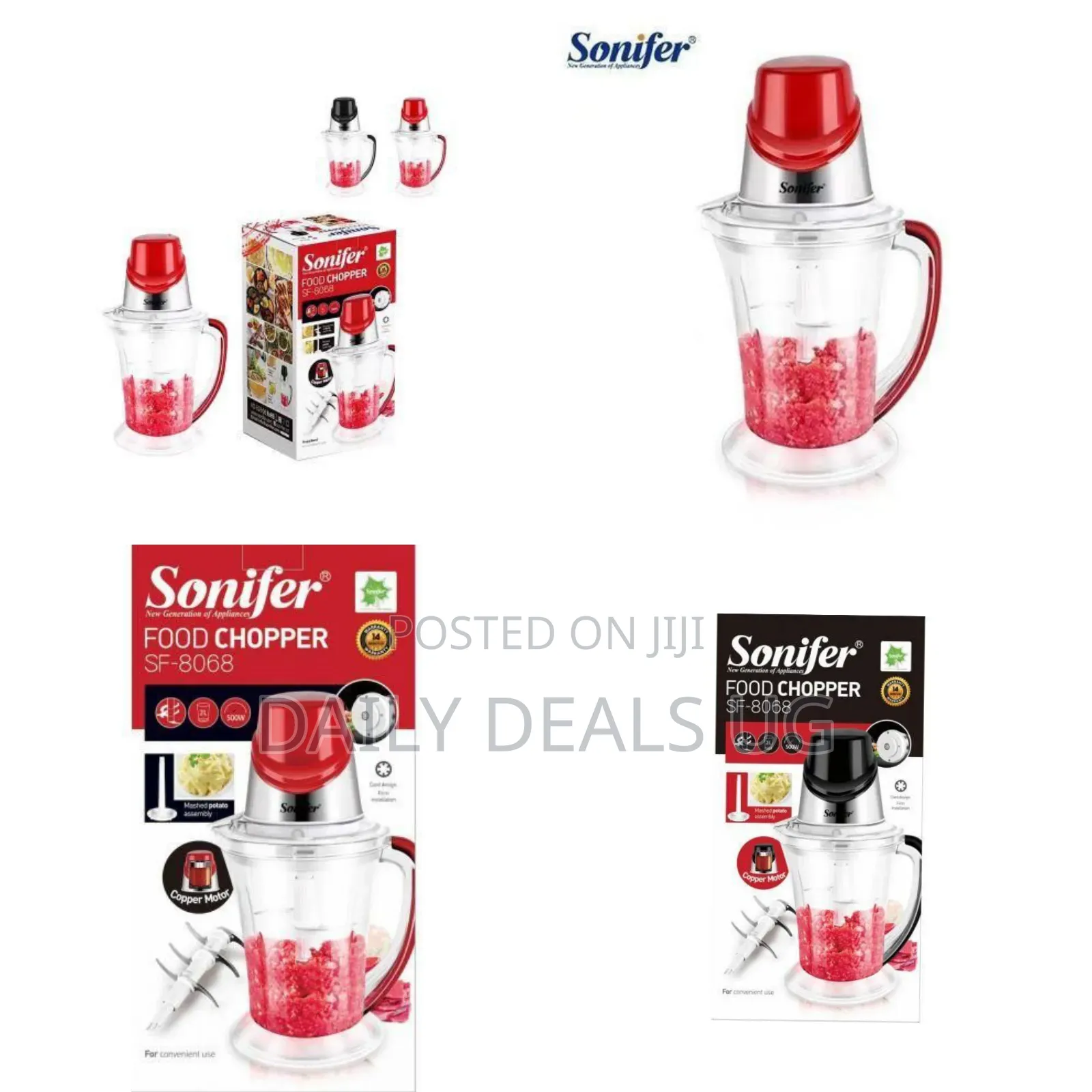 Sonifer Sonifer Sf-8068 Electric Food Chopper / Mincer - Multicolor
