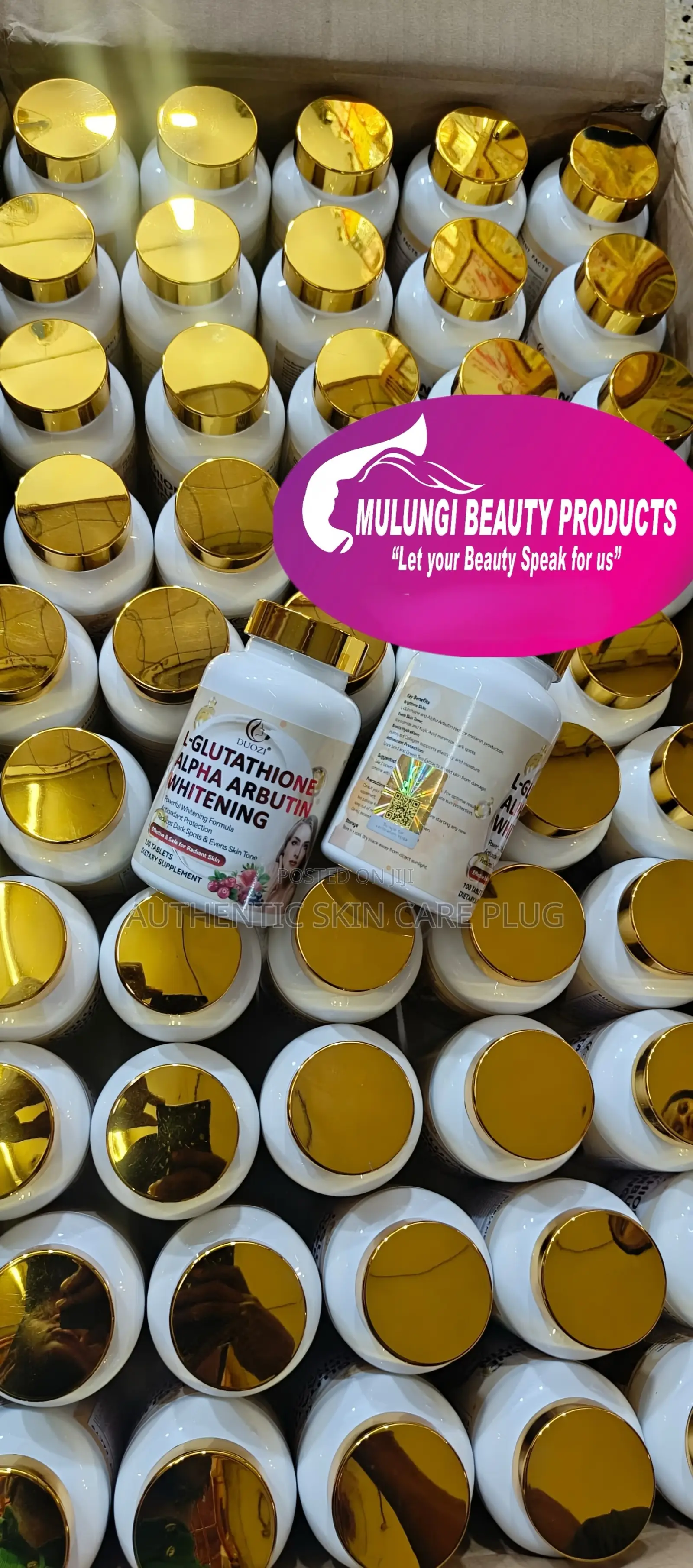 Premium Skin Lightening L-Glutathione Tablets With Alpha Arburtin