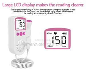 Handheld Portable Fetal Doppler(Heart Beat Monitor)