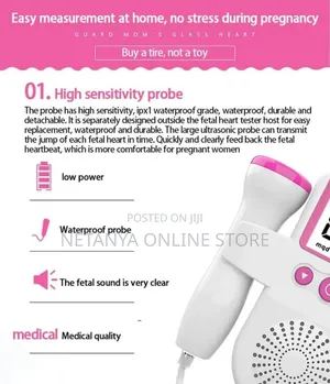 Handheld Portable Fetal Doppler(Heart Beat Monitor)