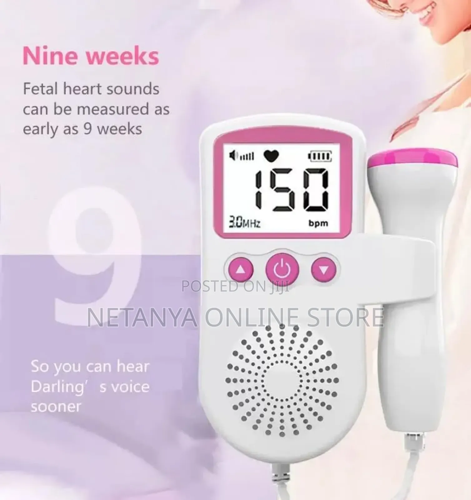 Handheld Portable Fetal Doppler(Heart Beat Monitor)