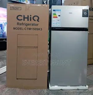 Chiq Refrigerator 150 Liters Double Door