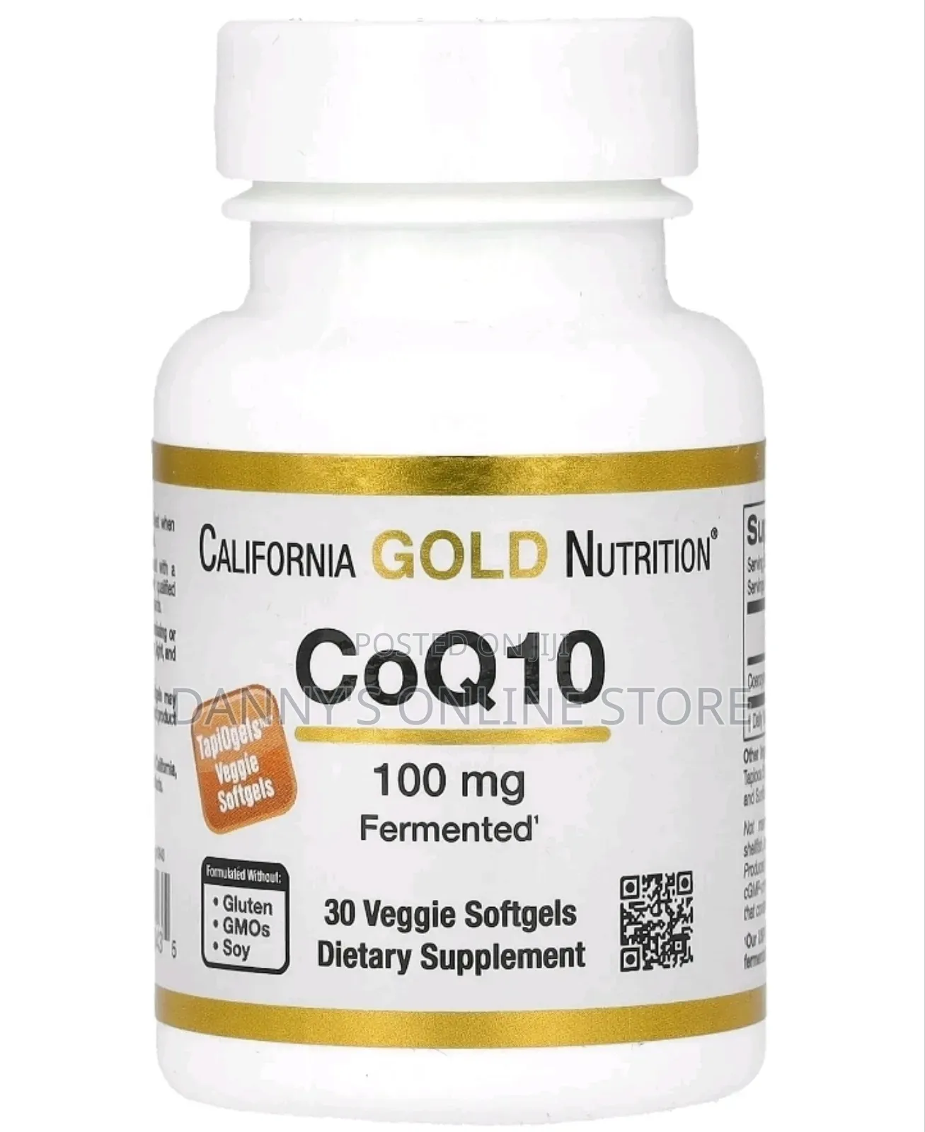 Coq10, Fermented, 100mg, 30 Veggie Capsules