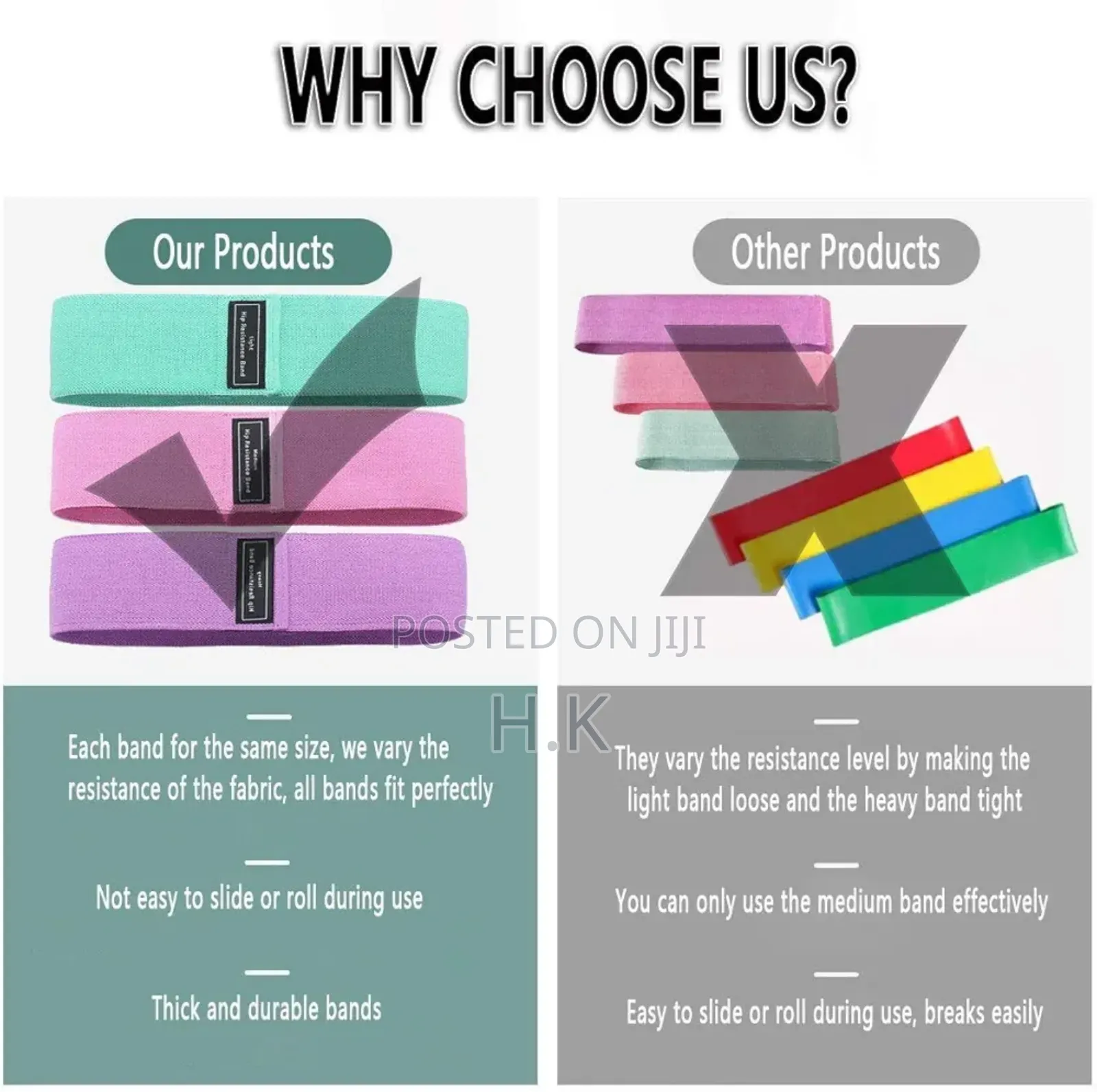 Resistance Bands for Legs and Butt