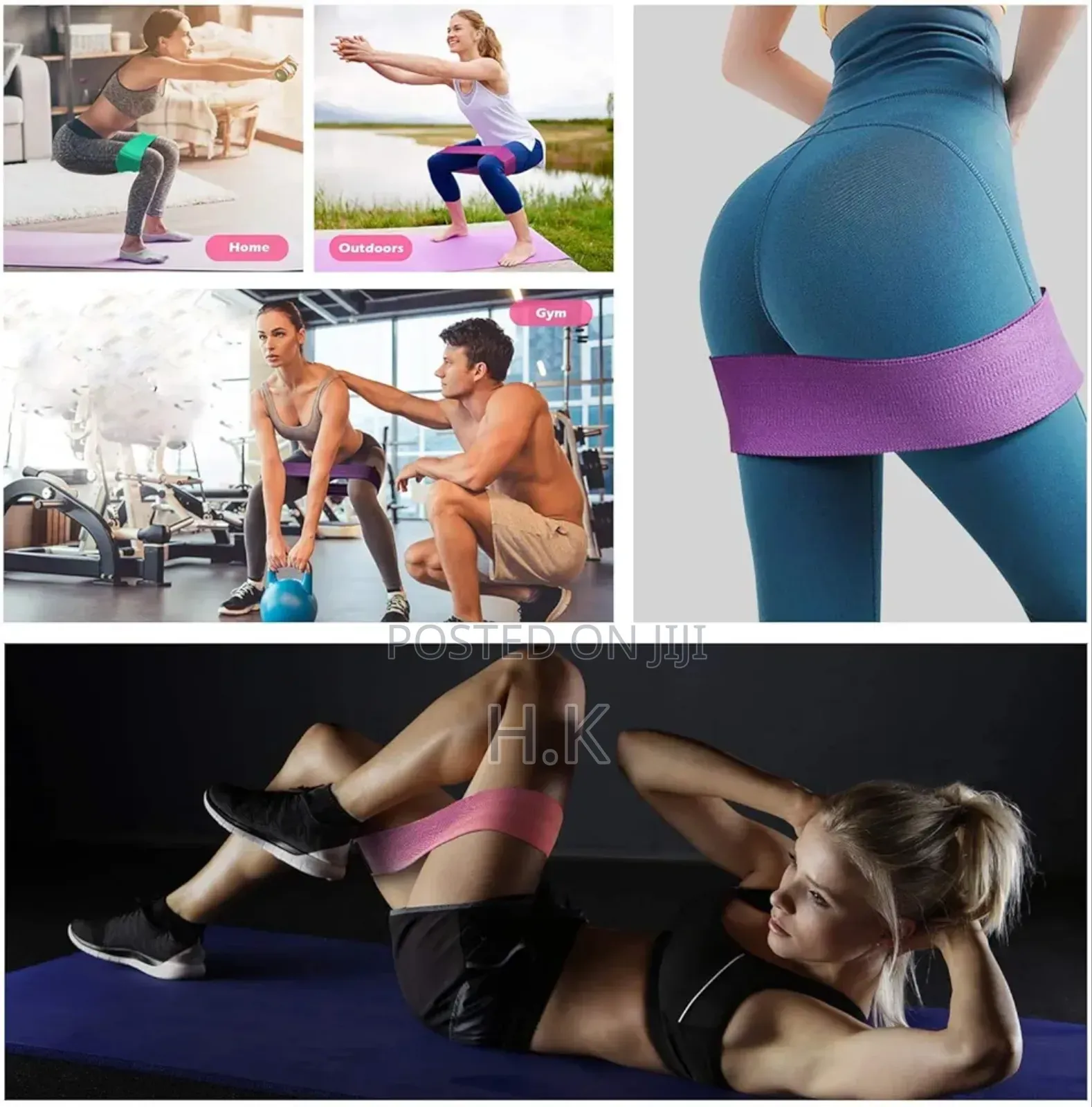 Resistance Bands for Legs and Butt