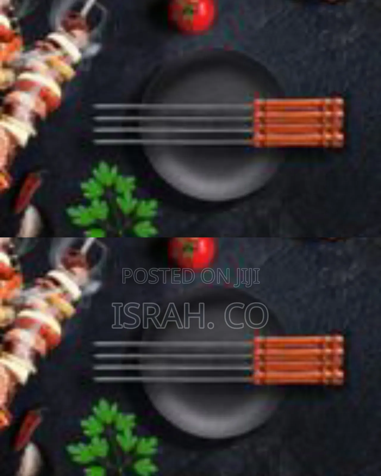 6 Pieces Shish Kebab Needle Sticks Double Ended Stainless Steel Shish
