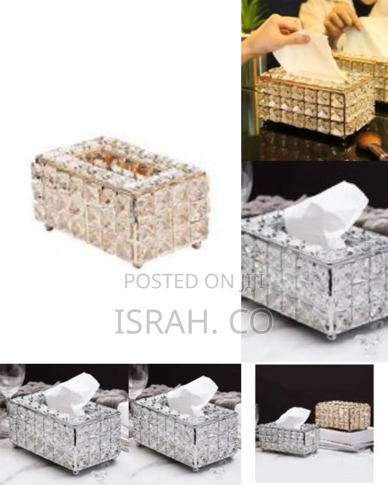 Facial Tissue Napkin Paper Storage Box Dispenser Stain Resistant.