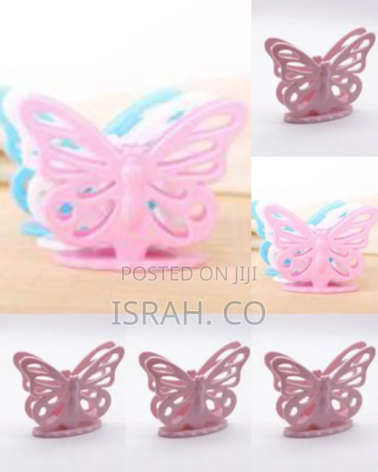 Plastic Butterfly Shaped Paper Tissue Serviette Napkin Holder