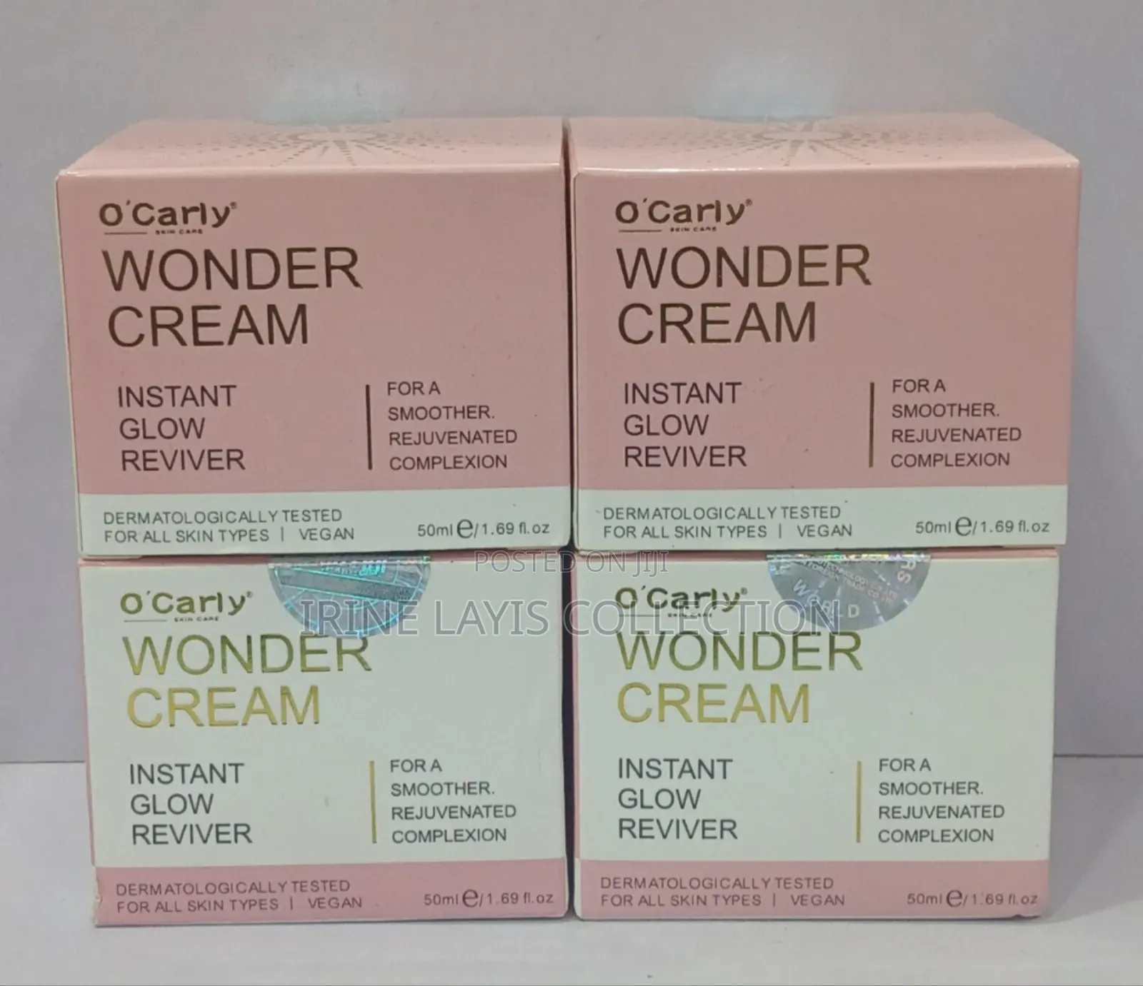 O'carly Wonder Cream Instant Glow Reviver.