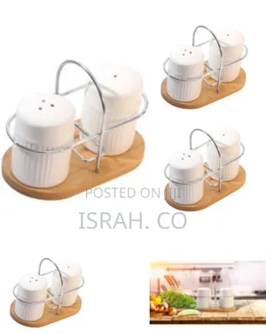 Classic Porcelain Salt and Pepper Shakers for Table - Vintage Salt .