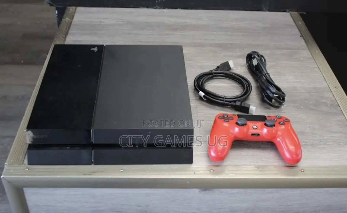 Sony Playstation 4 500gb Gaming Console -Black With Red Controller