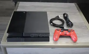 Sony Playstation 4 500gb Gaming Console -Black With Red Controller
