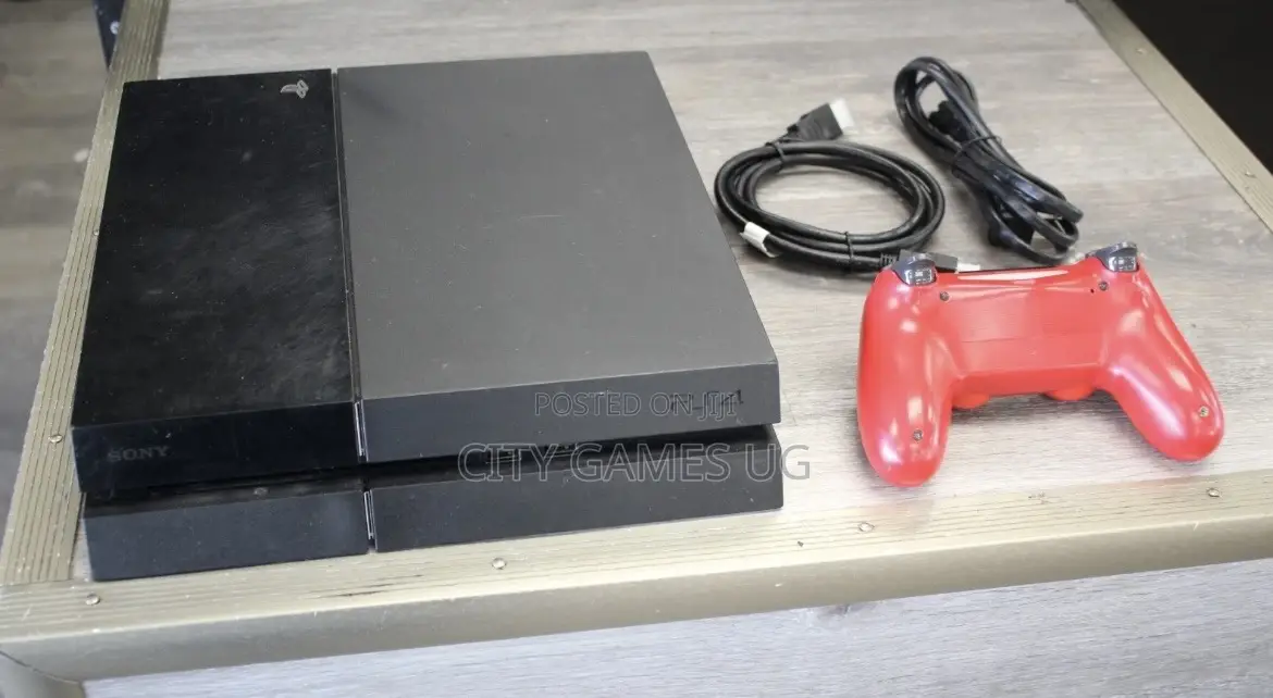 Sony Playstation 4 500gb Gaming Console -Black With Red Controller