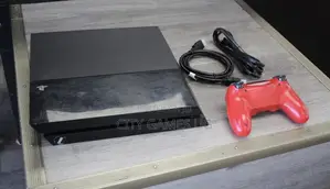 Sony Playstation 4 500gb Gaming Console -Black With Red Controller