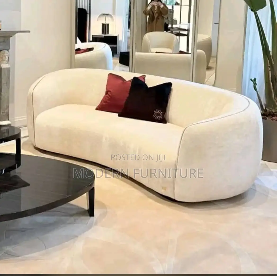 Bean Sofa in Cream Color