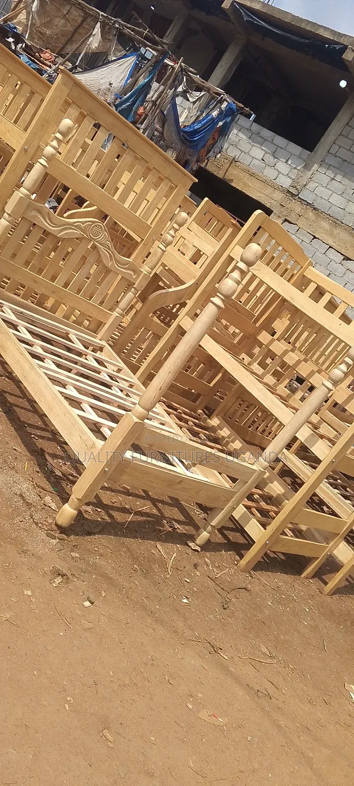 4*6 Wooden Varnished Netpoles