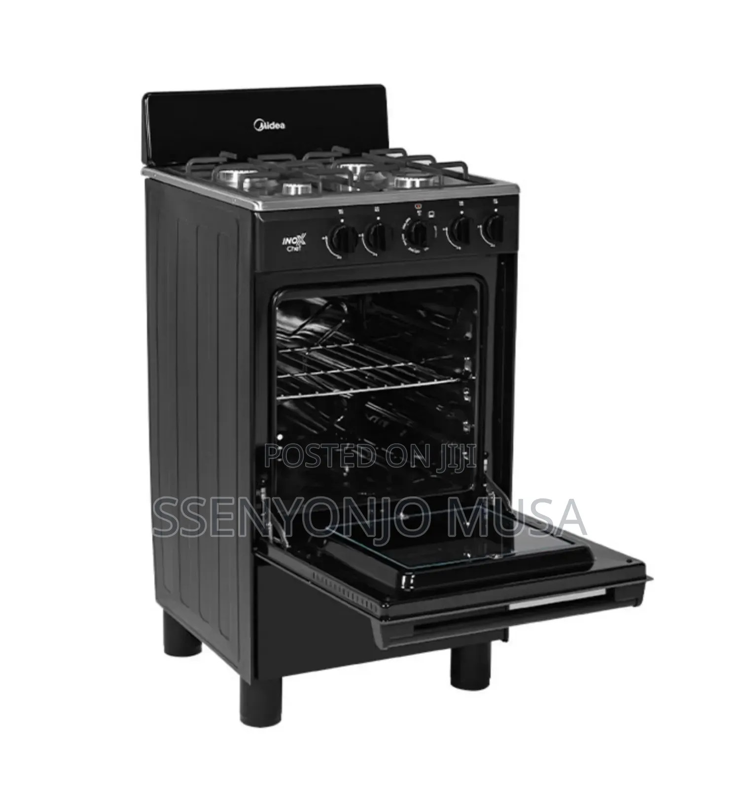 Midea 50x50cm Cooker With 3 Gas Burners Electric Oven