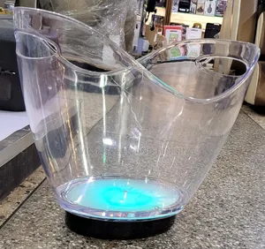 Ice Bucket With Led Color